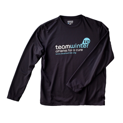 Team Winter Mens Textured Long Sleeve Training Shirt